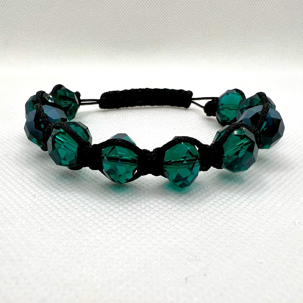 ✨NEW✨Gem Encased Adjustable Cord Pull Closure Bracelet